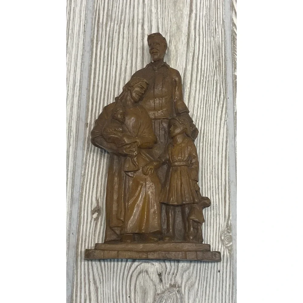 Aid Association For Lutherans Figurines Lot FAMILY & MILL WORKER Corinthians VTG